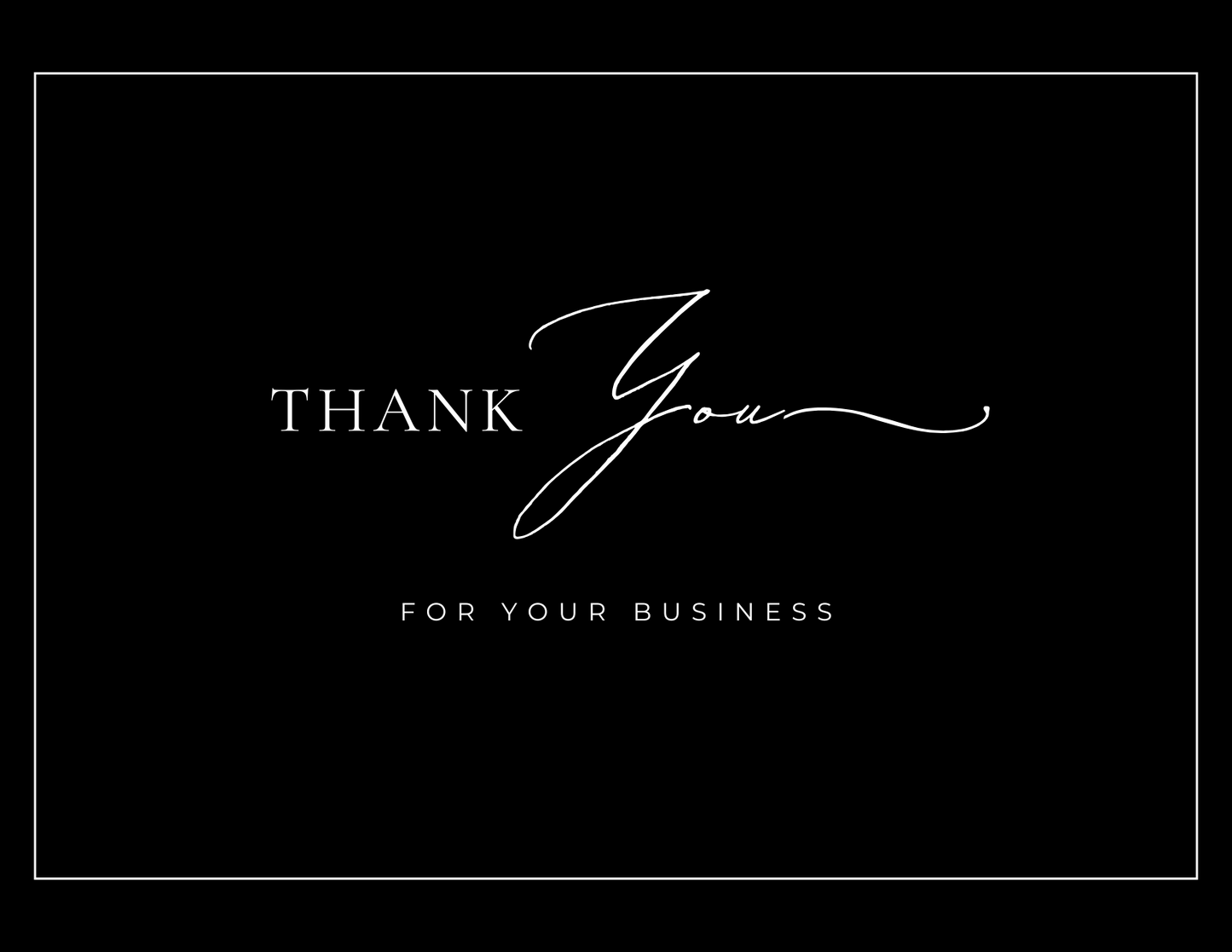 Thank You For Your Business Card AlSultan Sweets US