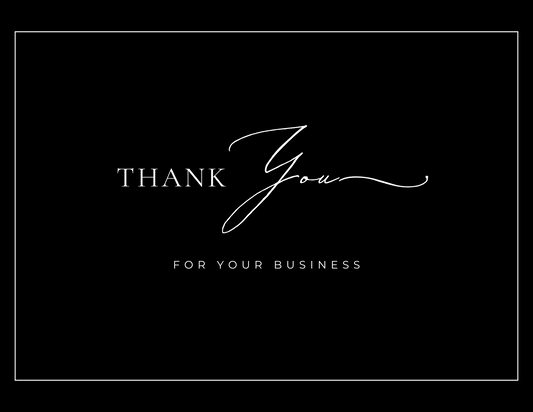 Thank You For Your Business Card AlSultan Sweets US