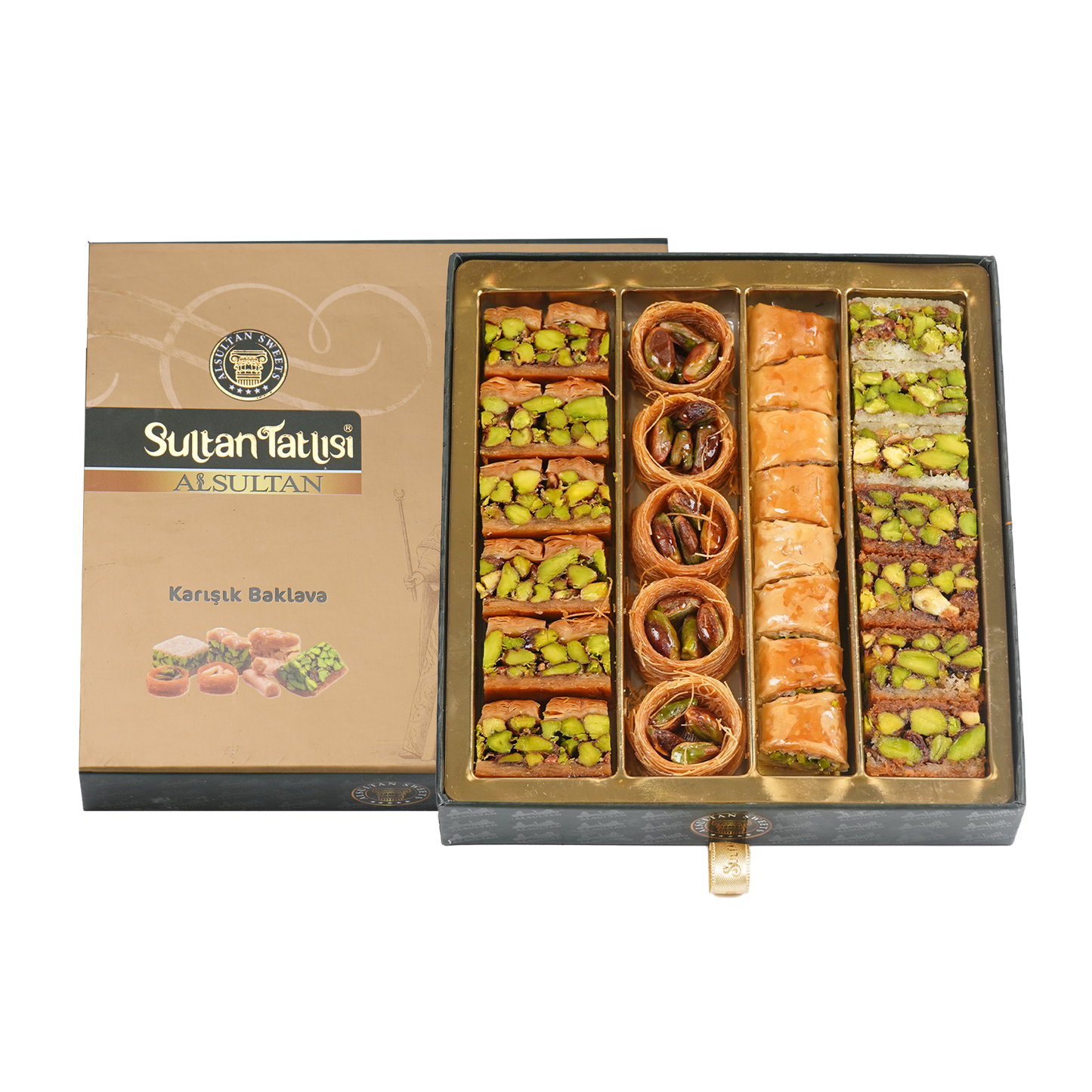 Assorted Baklava - Pistachios Only Small 250g