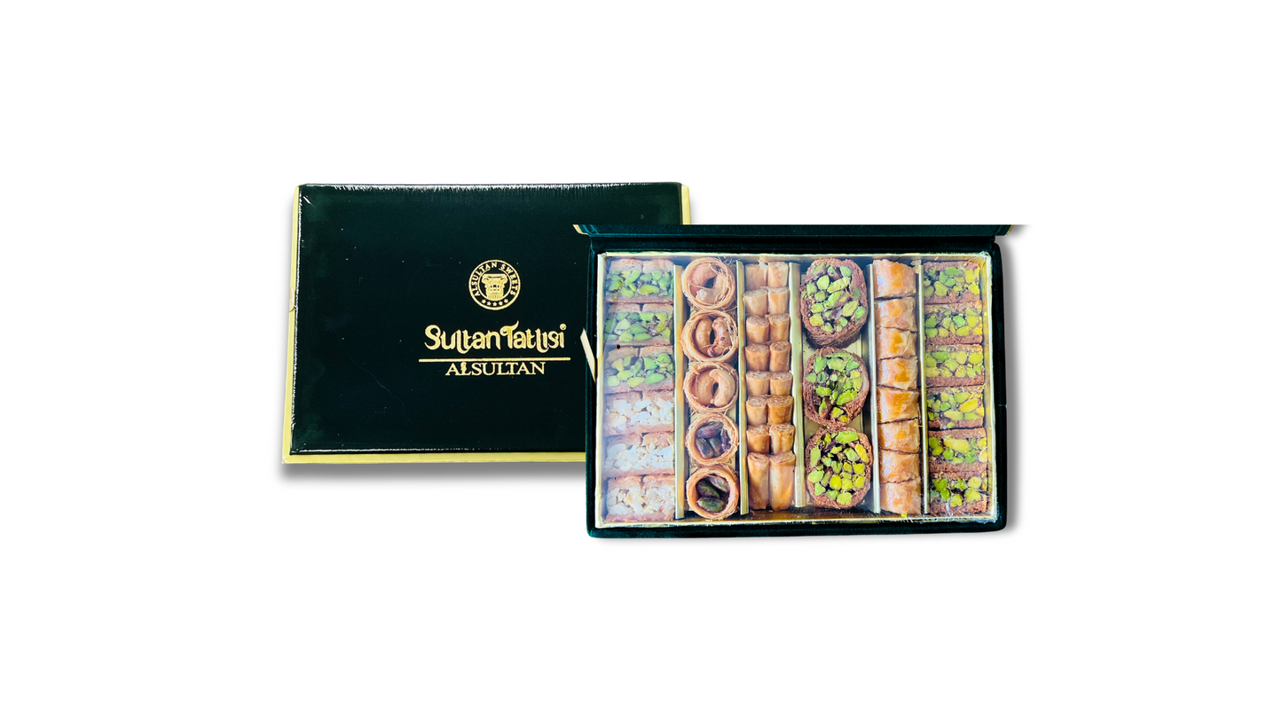 Mixed Baklava - Suede Dark Green Box Medium 400G