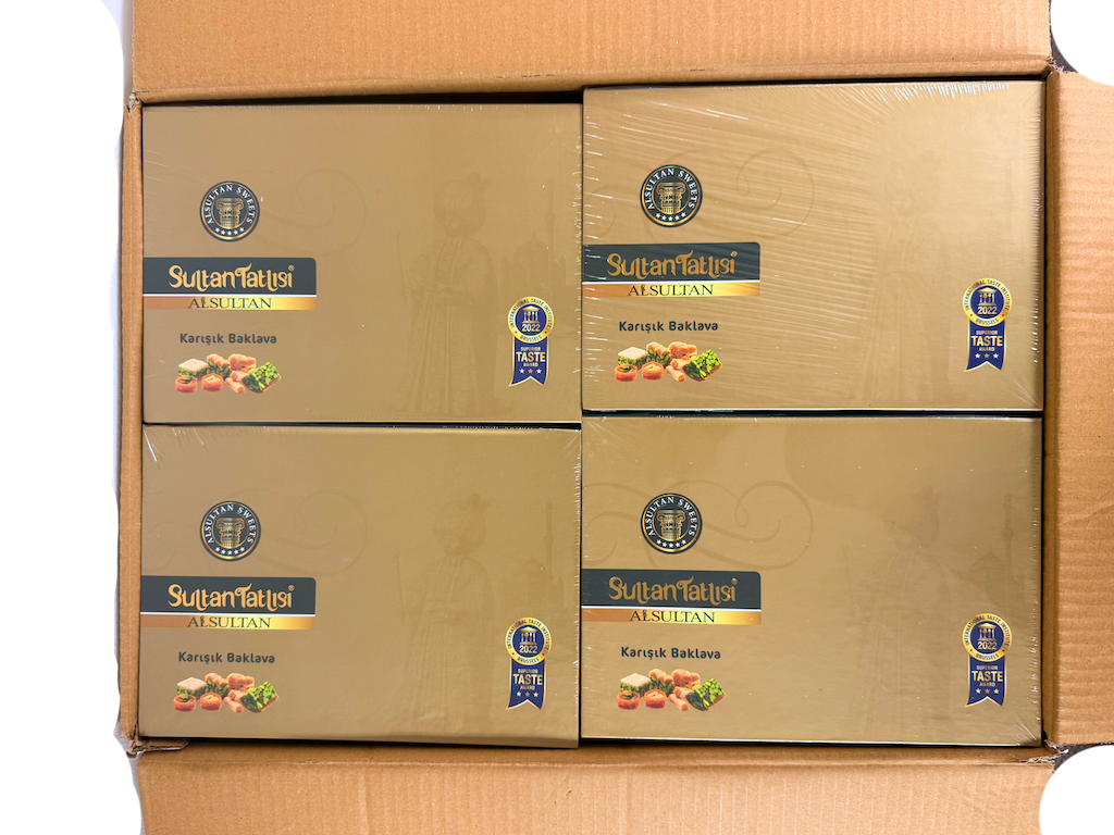 Assorted Baklava - Pistachios Only Medium 400g (WS)