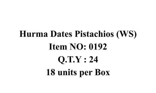 Hurma Dates Pistachios (WS)