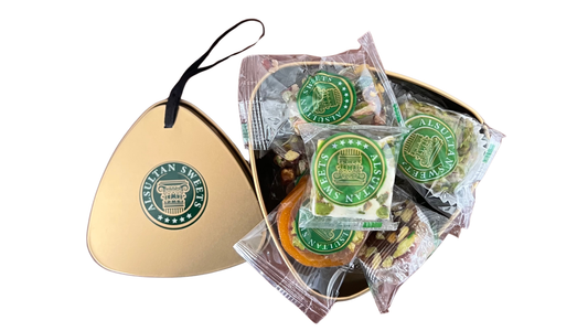 Assorted Alsultan Turkish Delight Metal Bucket 12pc.